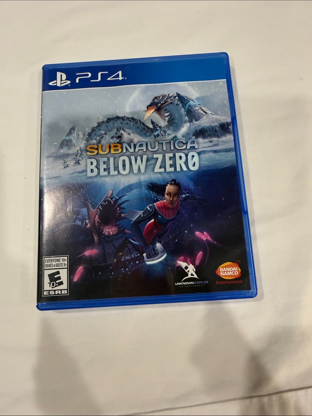 Sony PS4 Subnautica: Below Zero - Blue Case Art